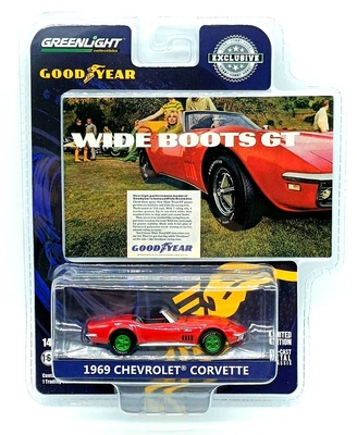 Chevrolet Corvette "Wide Boots GT" (1969) Green Machine 1/64