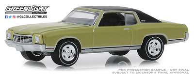 Chevrolet Monte Carlo SS 454 "Muscle series 22" (1971) Greenlight 13250-D escala 1/64 