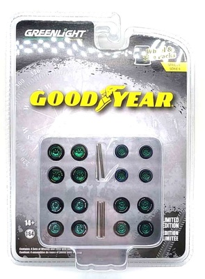 Conjunto de ruedas y neumáticos "Goodyear" Green Machine 1/64