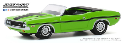 Dodge Challenger R/T HEMI Convertible (1970) Greenlight 1/64 