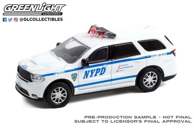 Dodge Durango - Policia Nueva York (NYPD) (2019) Greenlight 1/64