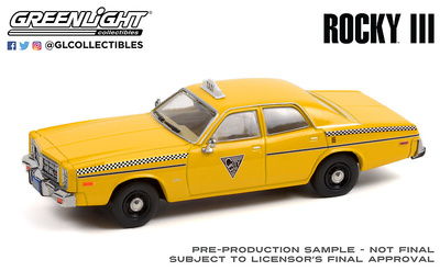 Dodge Monaco - City Cab Co. "Rocky III" (1978) Greenlight 1/43