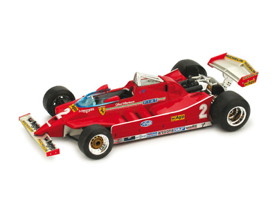 Ferrari 126 C "GP. Imola Prueba" nº 2 Gilles Villeneuve (1980) Brumm 1/43