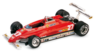 Ferrari 126 C2 "3º GP. USA (Long Beach)" nº 27 Gilles Villeneuve (1982) Brumm 1/43