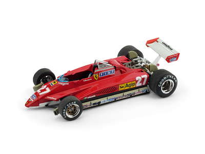 Ferrari 126 C2 "GP. San Marino" nº 27 Gilles Villeneuve (1982) Brumm 1/43