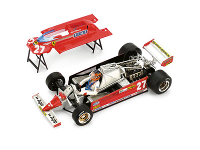 Ferrari 126CK "GP. Mónaco" nº 27 Gilles Villeneuve (1981) Brumm 1/43