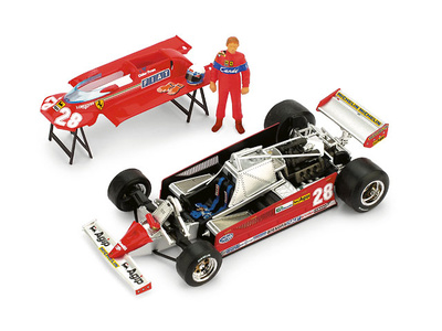 Ferrari 126CK "GP. Mónaco" nº 28 Didier Pironi (1981) Brumm 1/43