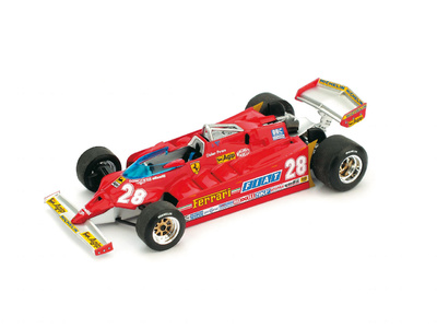 Ferrari 126CK "GP. USA Ovest" nº 28 Didier Pironi (1981) Brumm 1/43
