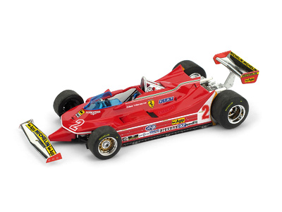 Ferrari 312 T5 "GP. Brasil" nº 2 Gilles Villeneuve (1980) Brumm 1:43