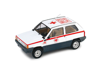 Fiat Panda 45 "Cruz Roja Italiana" (1980) Brumm R398 1/43