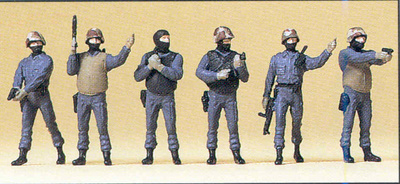 Figuras Policia GSG 9 Preiser 1/87