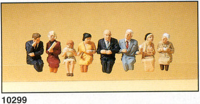 Figuras Sentadas Autobus Preiser 1/87
