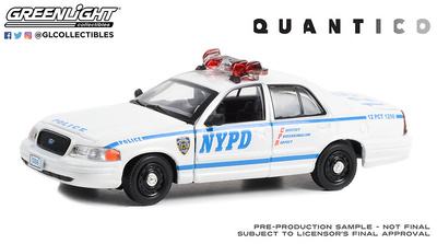 Ford Crown Victoria Interceptor - Dpto. Policia Nueva York "Quantico" (2003) Greenlight 1/43