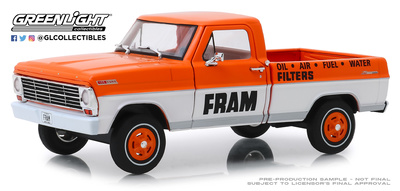 Ford F-100 "FRAM Oil Filters" (1967) Greenlight 1/24