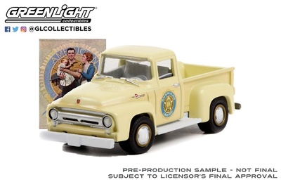 Ford F-100 - Norman Rockwell (1956) Greenlight 1/64