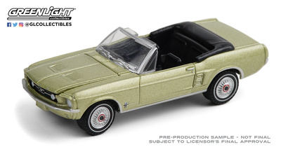 Ford Mustang Cabrio "Sports Sprint" (1967) Greenlight 1/64