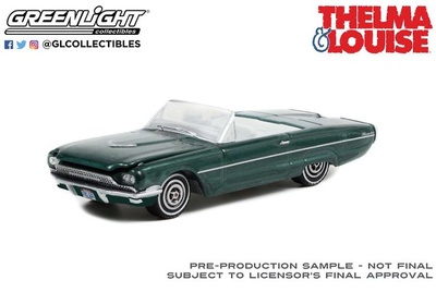 Ford Thunderbird descapotado - Thelma & Louise (1966) Greenlight 1/64