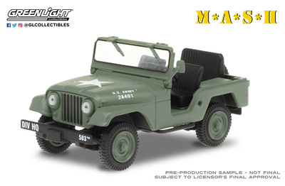 Jeep Willys M38 A1 (1952) "MASH" Greenlight 1/43