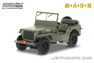 Jeep Willys MB "MASH" (1942) Greenlight 1/43