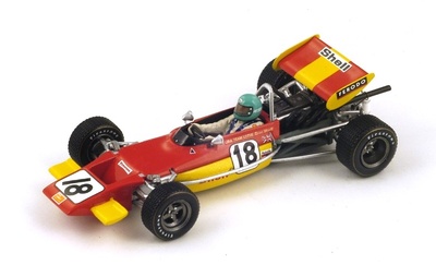 Lotus 69 "GP. Pau" nº 18 Reine Wisell (1971) Spark S2147 1:43