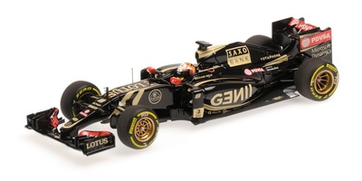Lotus E23 nº 8 Romain Grosjean (2015) Minichamps 1/43