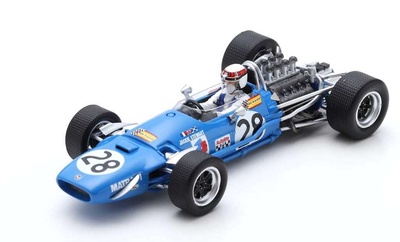 Matra MS10 "GP. Francia" nº 28 Jackie Stewart (1968) Spark 1:43