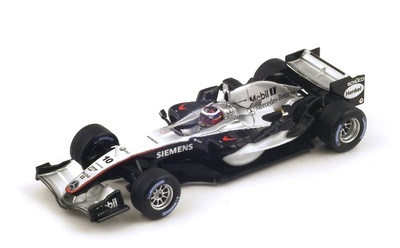 McLaren MP4/20 "1º GP. Gran Bretaña" nº 10 Juan Pablo Montoya (2005) Spark 1:43