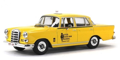 Mercedes 200 Bruselas "Taxis del mundo" (1962) Altaya 1/43
