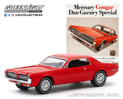 Mercury Cougar (1967) Greenlight 39030 escala 1/64