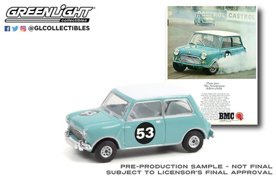 Morris Mini Cooper S nº 53 (1967) Greenlight 1/64