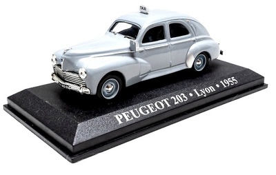 Peugeot 203 Lyon "Taxis del mundo" (1955) Altaya 1/43