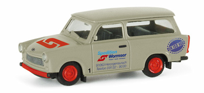 Trabant 601 Universal "Spedition Wormser" Herpa 1/87