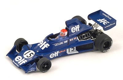 Tyrrell 007 "GP. USA" nº 15 Michel Leclere (1975) Spark 1:43