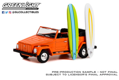 Volkswagen Thing con tablas de Surf (1971) Greenlight 1/64
