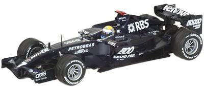 Williams FW29 "Test Jerez" nº 7 Nico Rosberg (2008) Minichamps 1/43
